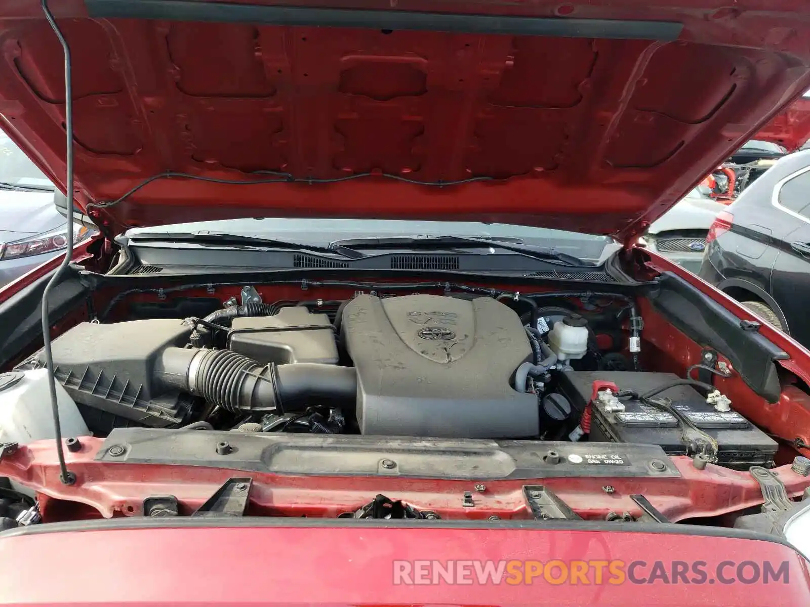 7 Photograph of a damaged car 5TFRZ5CN6KX073353 TOYOTA TACOMA 2019