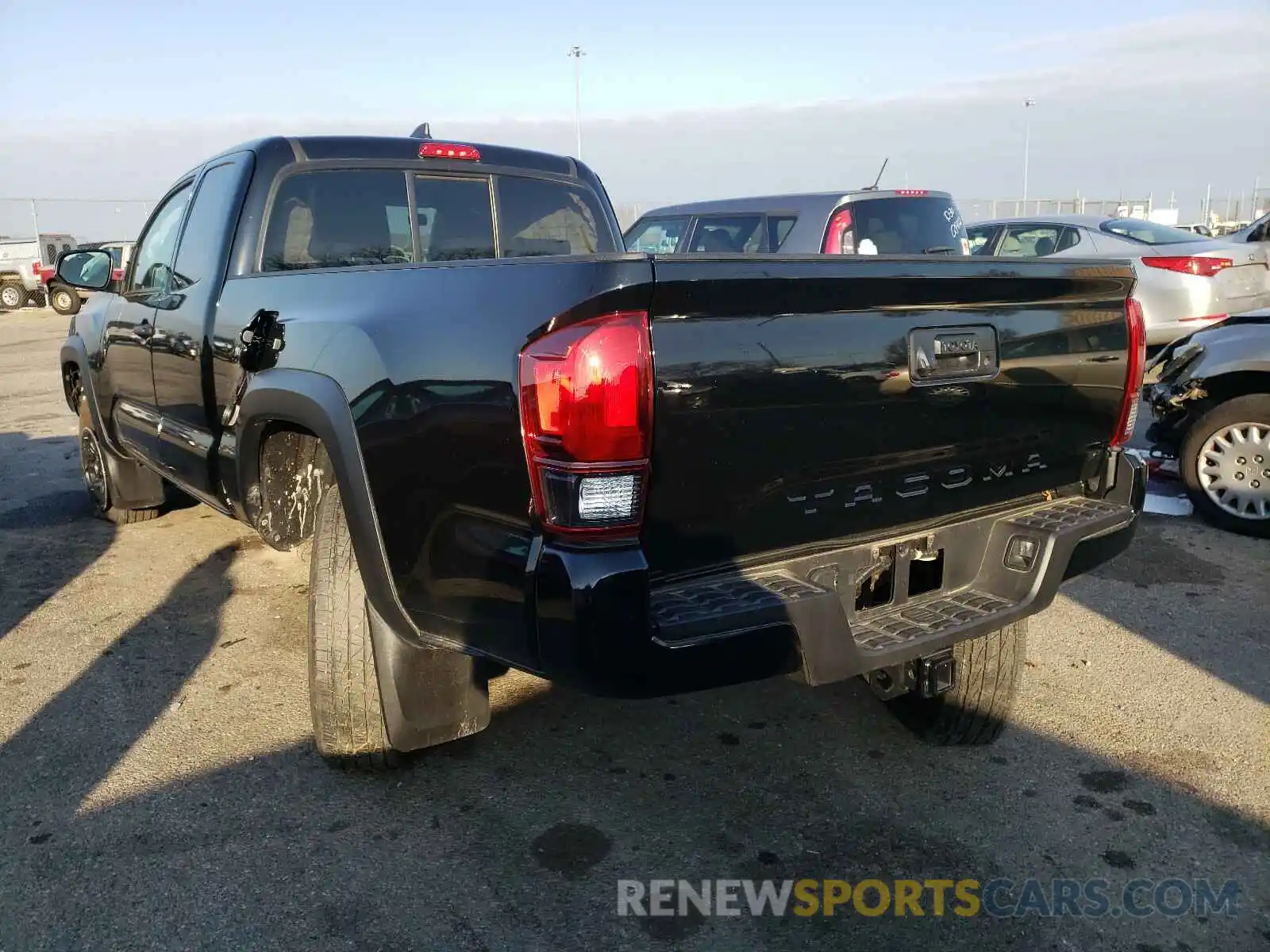 3 Photograph of a damaged car 5TFRZ5CN6KX075605 TOYOTA TACOMA 2019