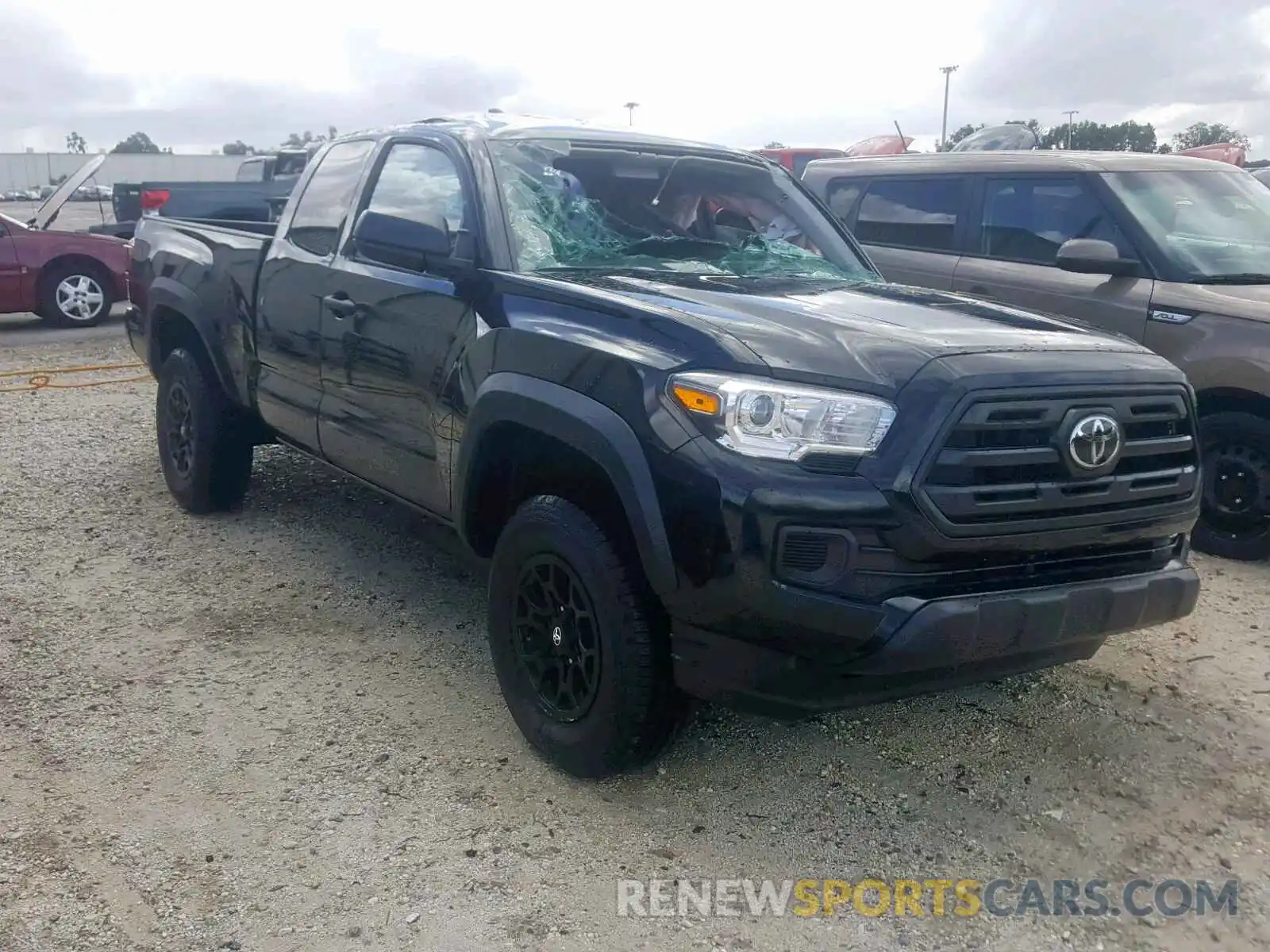 1 Photograph of a damaged car 5TFRZ5CN6KX080531 TOYOTA TACOMA 2019