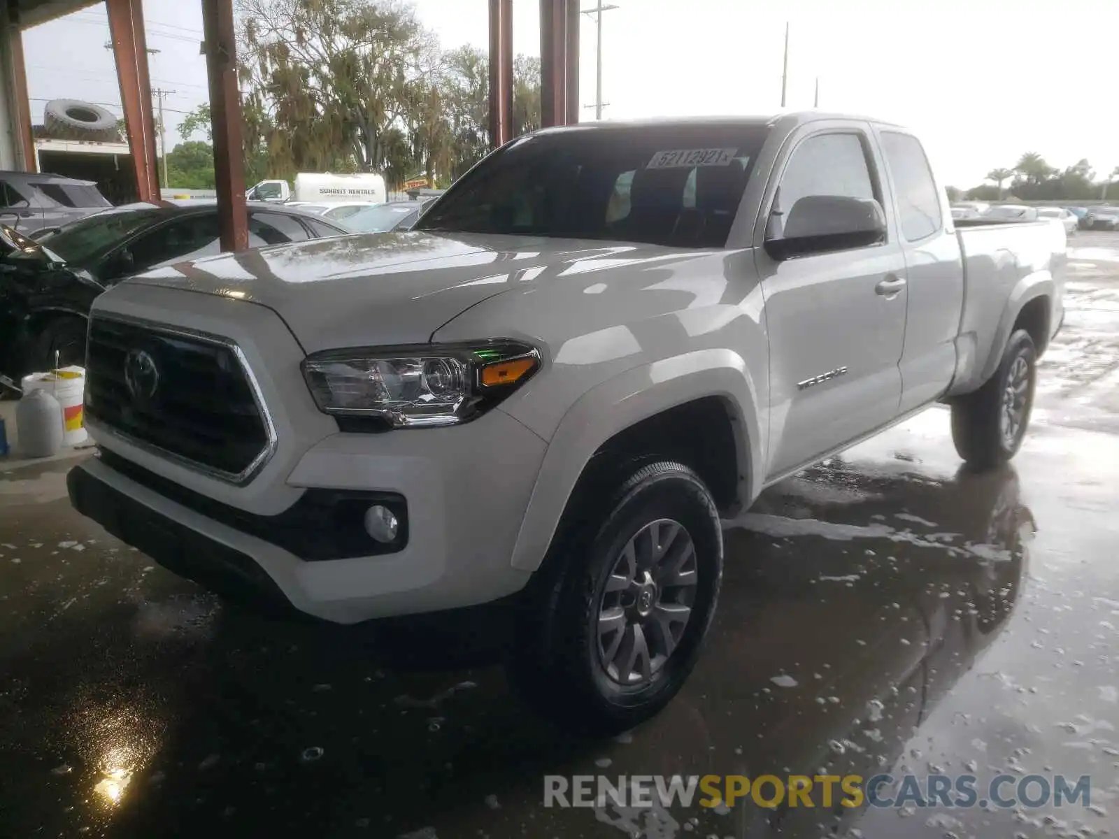 2 Photograph of a damaged car 5TFRZ5CN6KX085308 TOYOTA TACOMA 2019