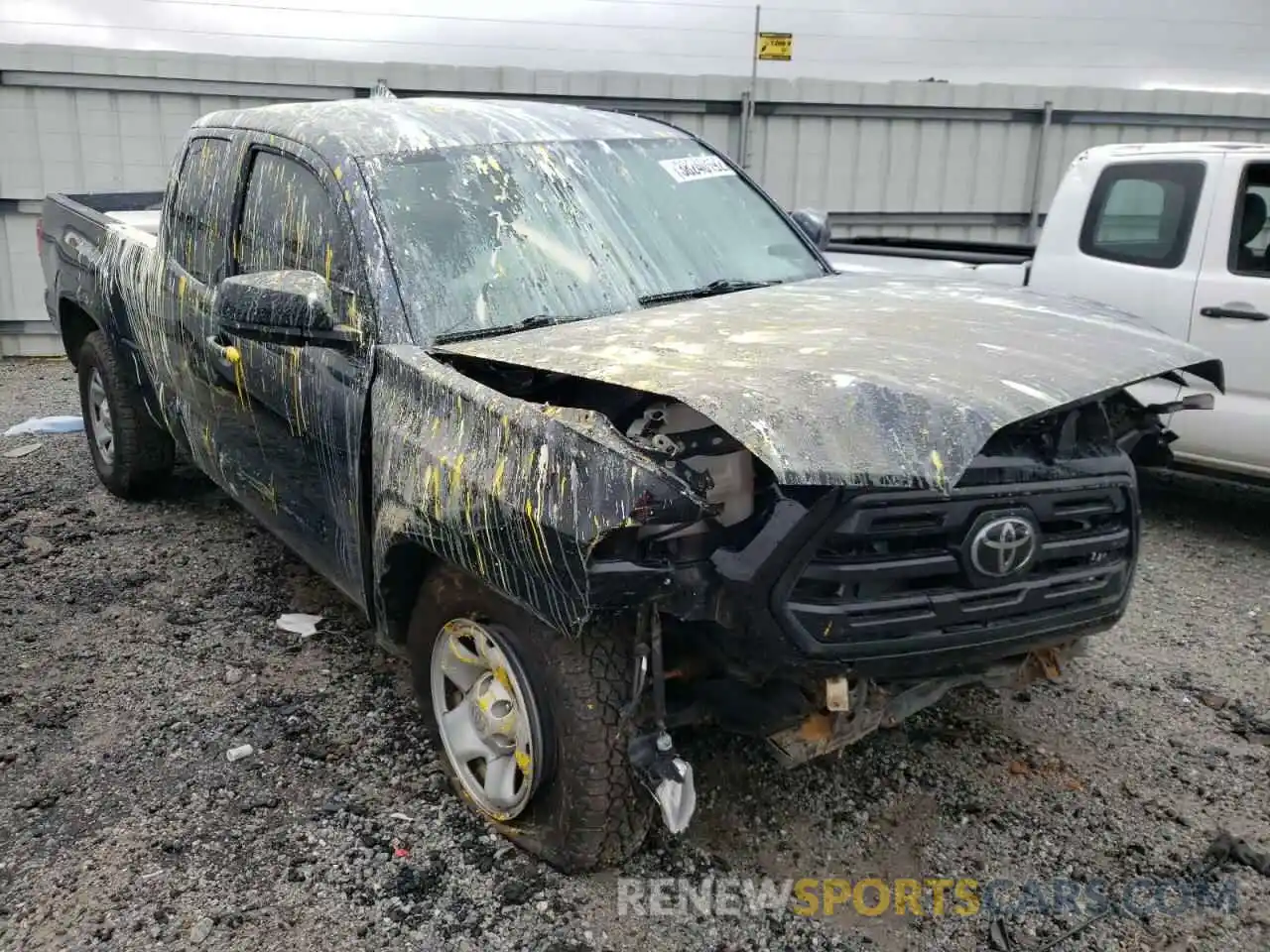 1 Photograph of a damaged car 5TFRZ5CN9KX074688 TOYOTA TACOMA 2019