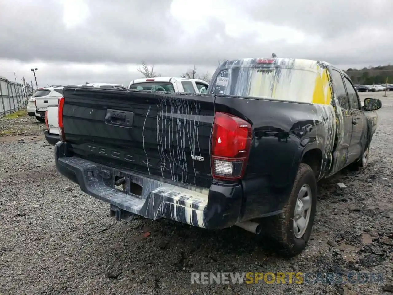 4 Photograph of a damaged car 5TFRZ5CN9KX074688 TOYOTA TACOMA 2019