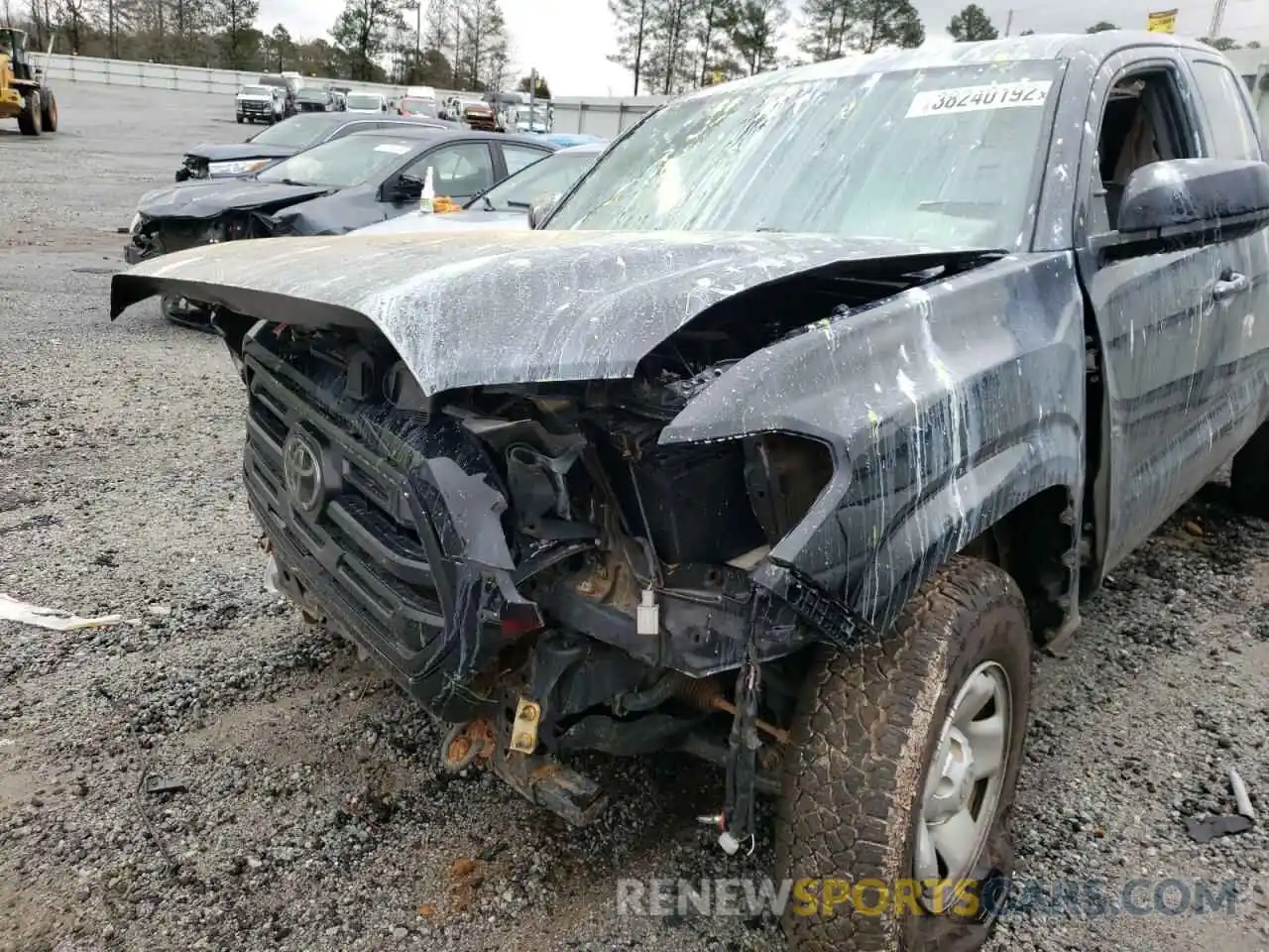 9 Photograph of a damaged car 5TFRZ5CN9KX074688 TOYOTA TACOMA 2019