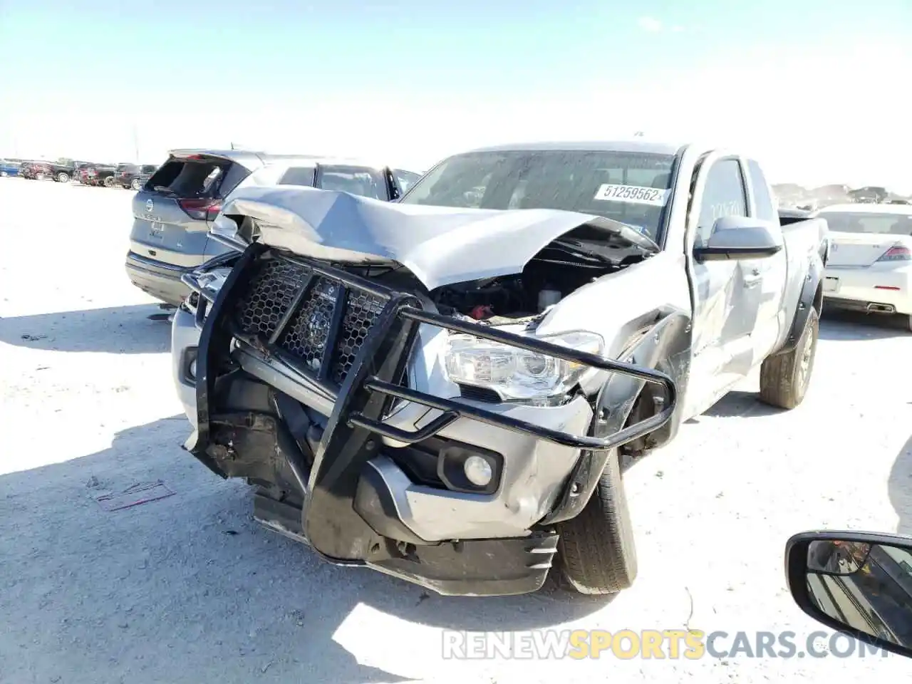 2 Photograph of a damaged car 5TFRZ5CN9KX086288 TOYOTA TACOMA 2019