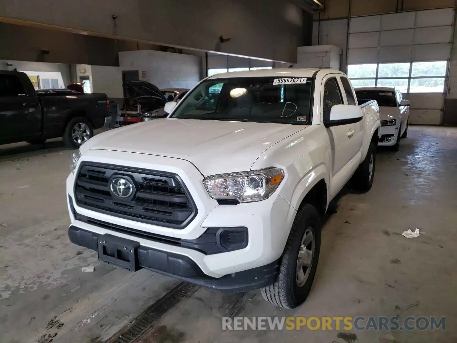 2 Photograph of a damaged car 5TFRZ5CNXKX082301 TOYOTA TACOMA 2019