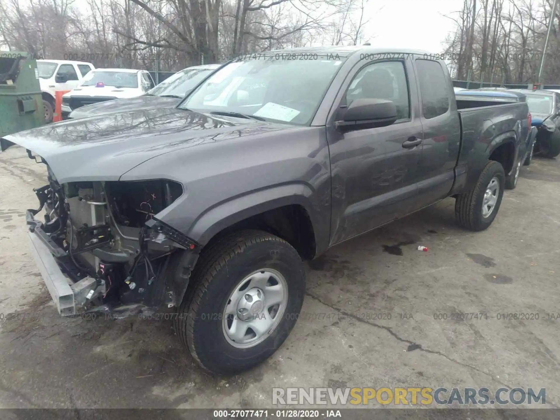 2 Photograph of a damaged car 5TFSX5EN0KX063874 TOYOTA TACOMA 2019