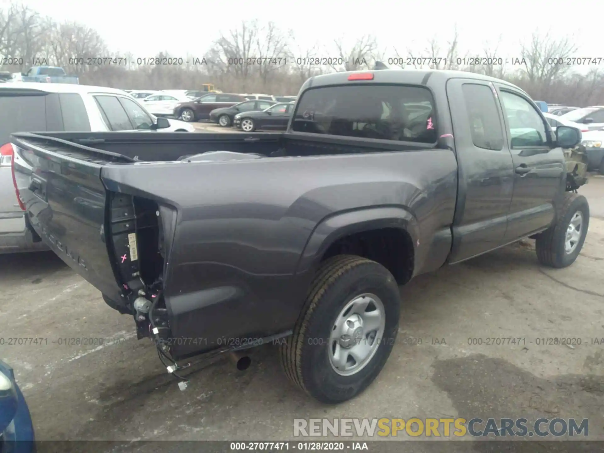 4 Photograph of a damaged car 5TFSX5EN0KX063874 TOYOTA TACOMA 2019