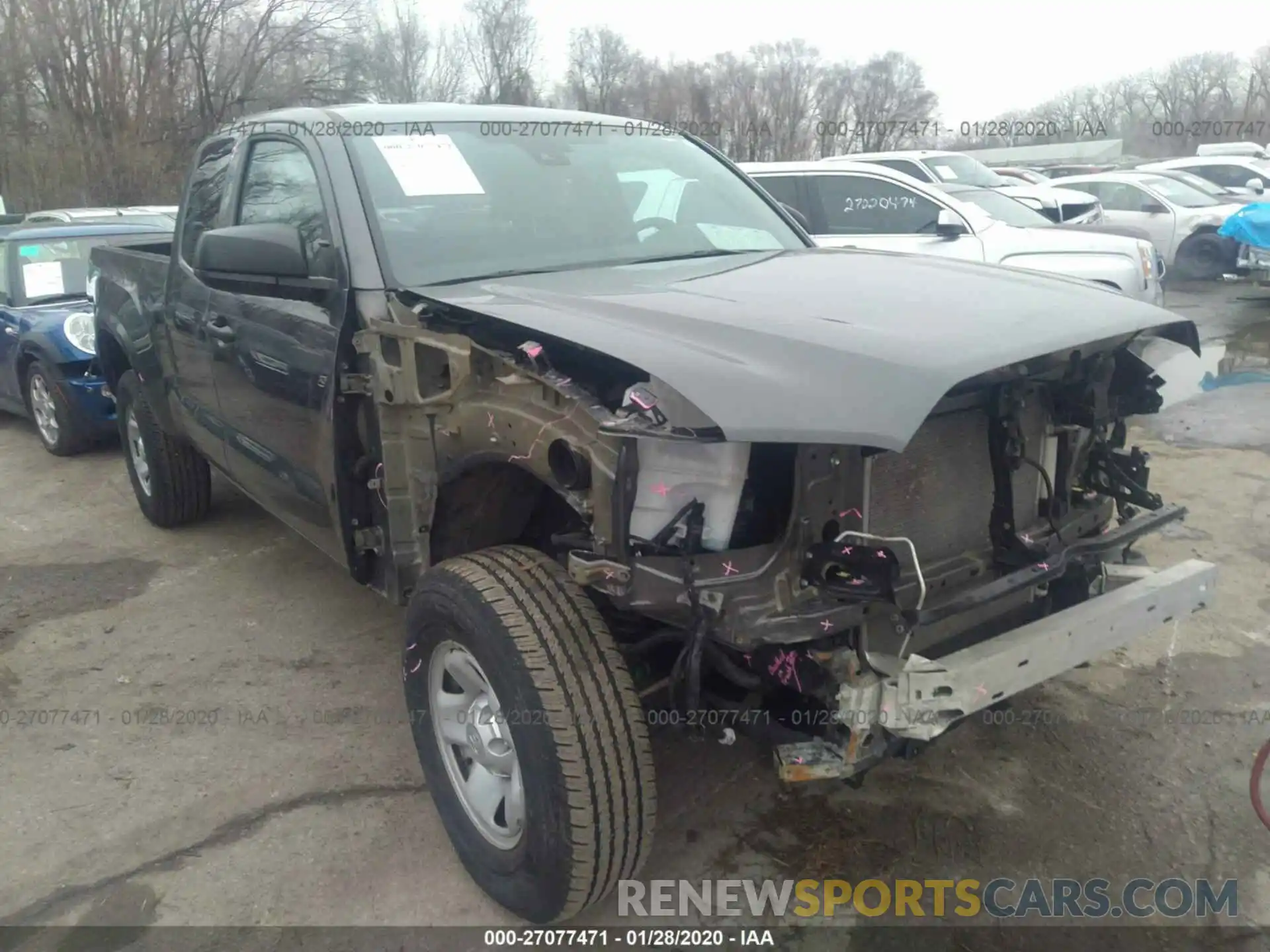 6 Photograph of a damaged car 5TFSX5EN0KX063874 TOYOTA TACOMA 2019