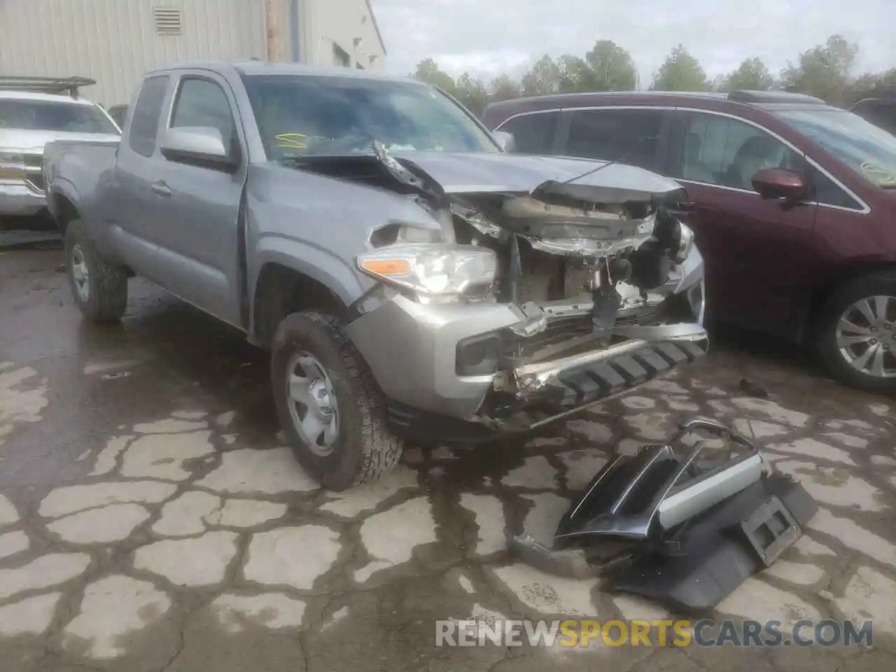 1 Photograph of a damaged car 5TFSX5EN0KX066497 TOYOTA TACOMA 2019