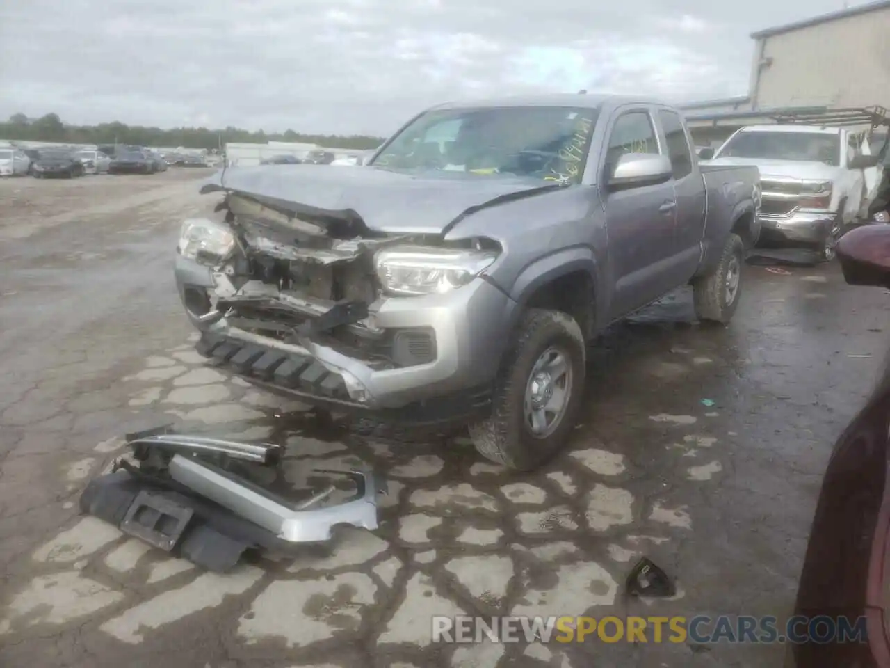 2 Photograph of a damaged car 5TFSX5EN0KX066497 TOYOTA TACOMA 2019