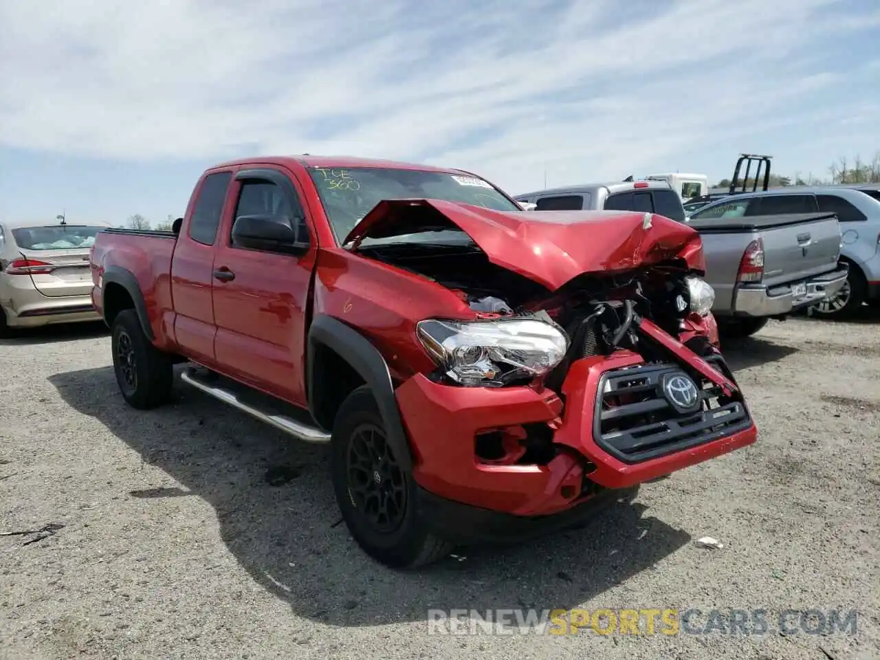 1 Photograph of a damaged car 5TFSX5EN0KX067911 TOYOTA TACOMA 2019