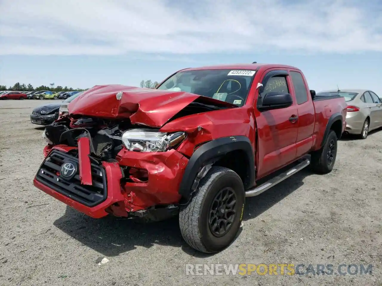 2 Photograph of a damaged car 5TFSX5EN0KX067911 TOYOTA TACOMA 2019