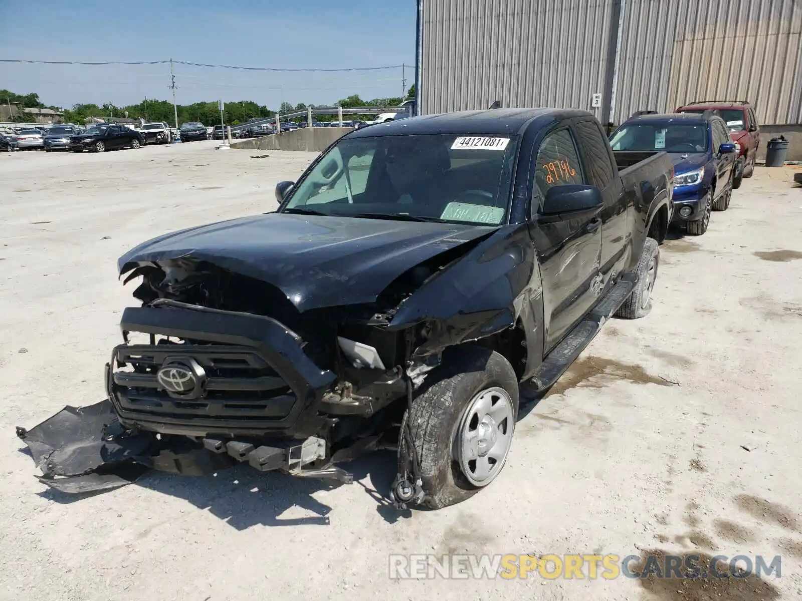 2 Photograph of a damaged car 5TFSX5EN0KX069609 TOYOTA TACOMA 2019