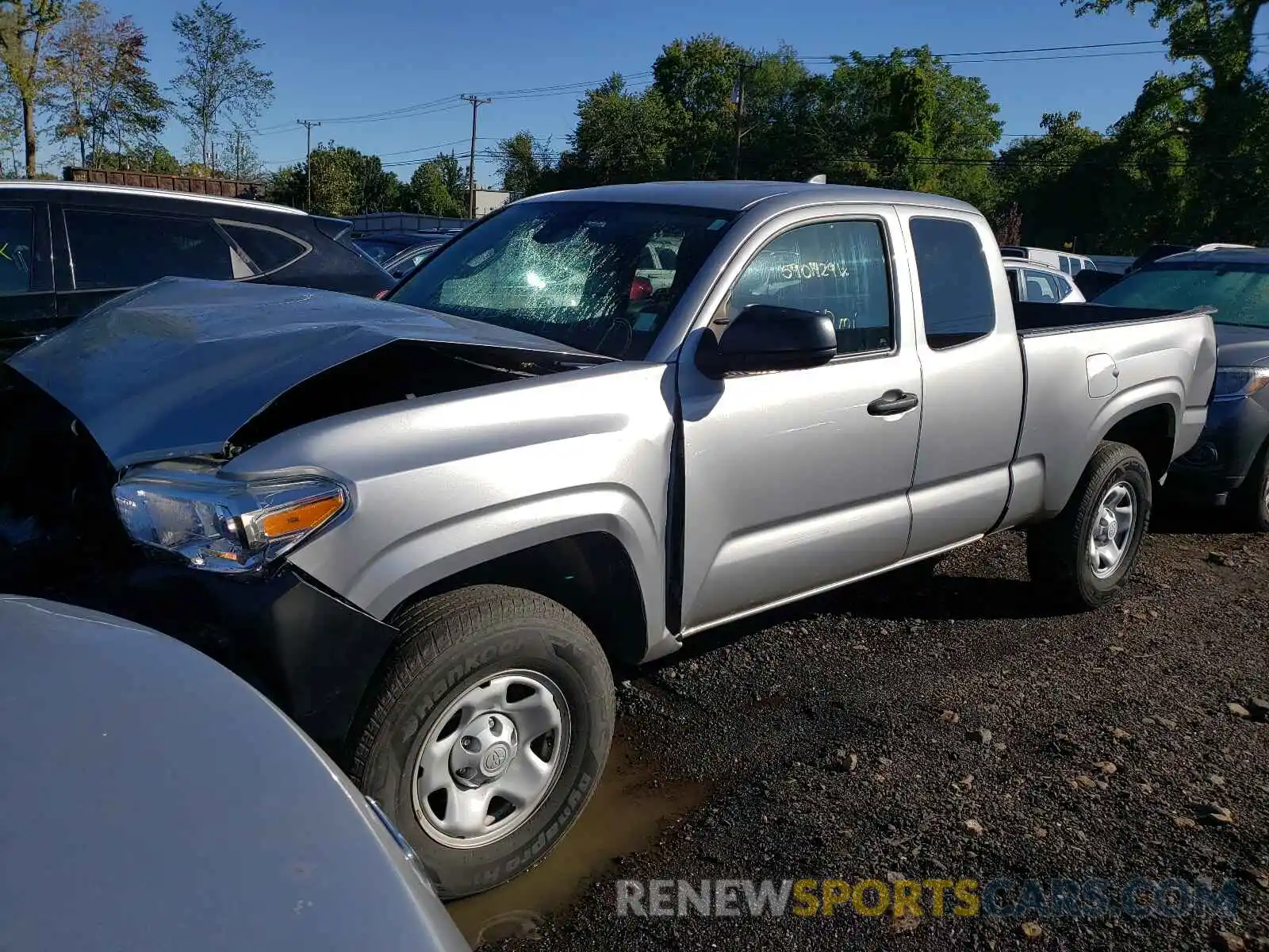 2 Photograph of a damaged car 5TFSX5EN1KX065147 TOYOTA TACOMA 2019