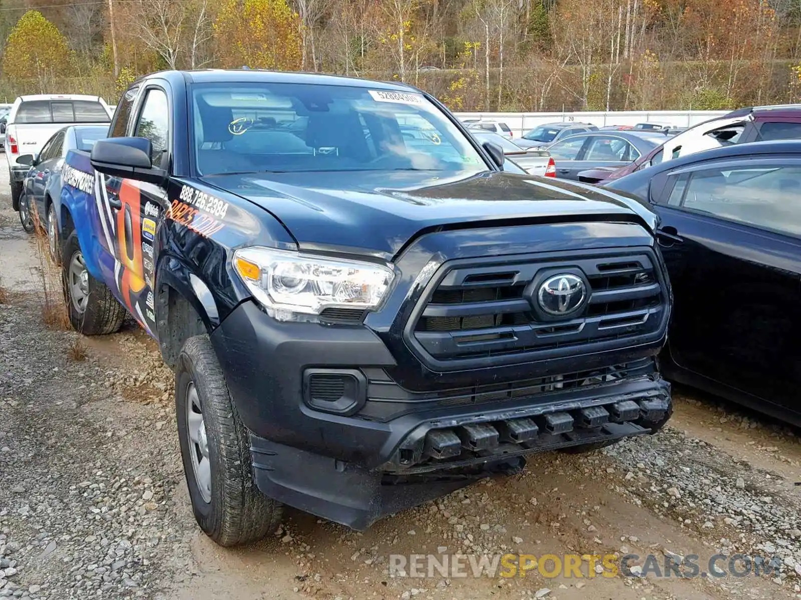 1 Photograph of a damaged car 5TFSX5EN1KX066282 TOYOTA TACOMA 2019