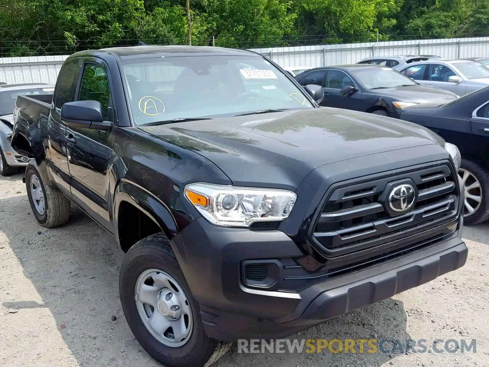 1 Photograph of a damaged car 5TFSX5EN1KX068310 TOYOTA TACOMA 2019