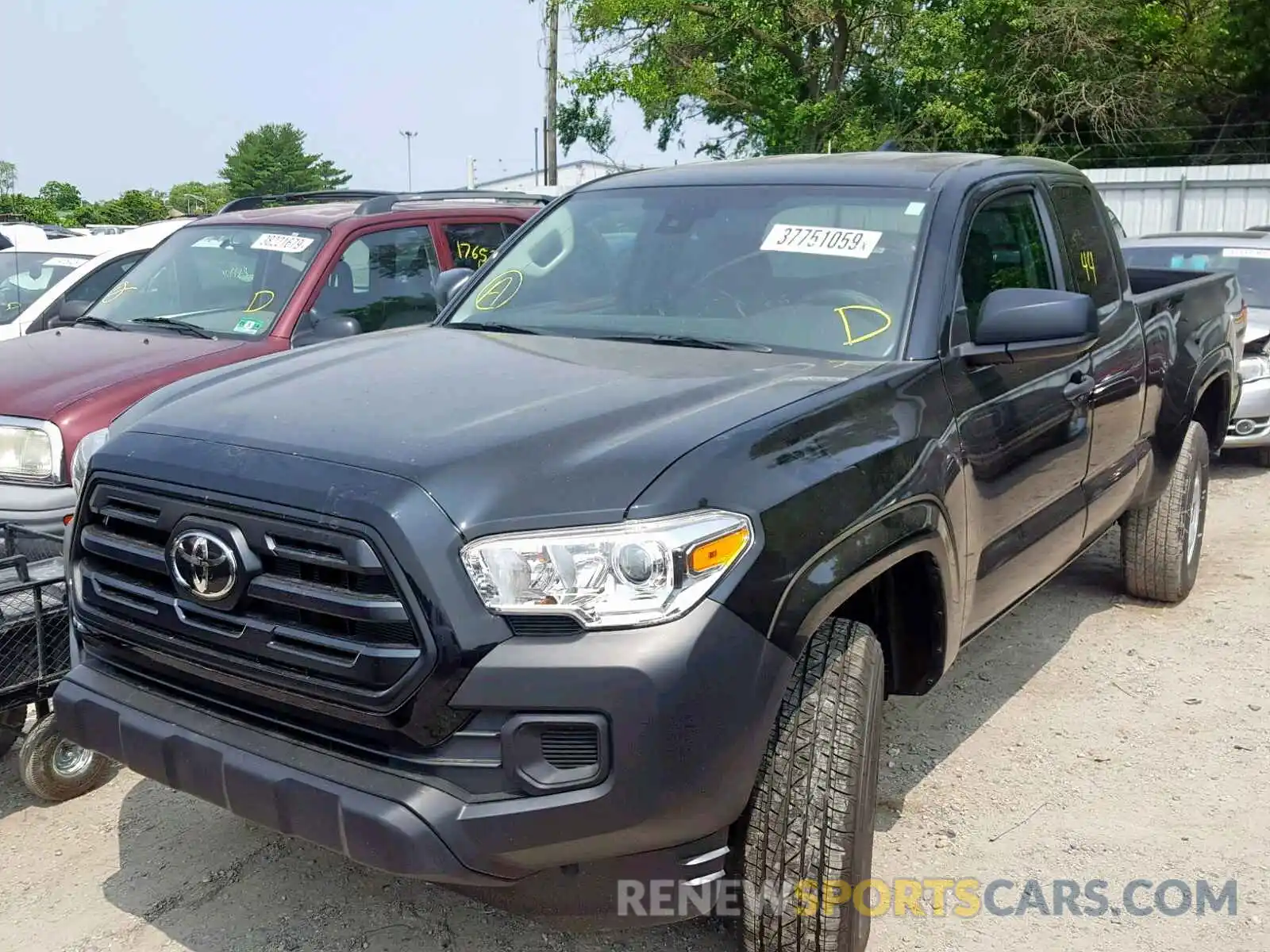 2 Photograph of a damaged car 5TFSX5EN1KX068310 TOYOTA TACOMA 2019