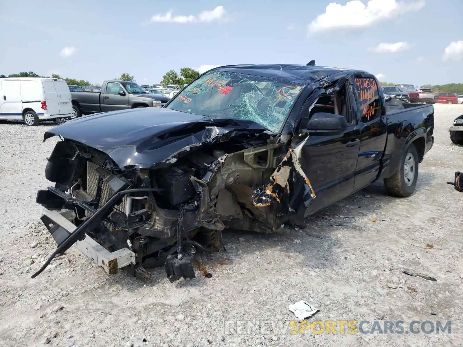 2 Photograph of a damaged car 5TFSX5EN2KX064623 TOYOTA TACOMA 2019