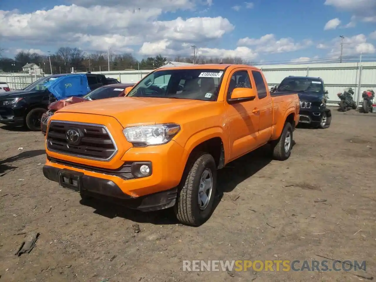 2 Photograph of a damaged car 5TFSX5EN2KX064721 TOYOTA TACOMA 2019