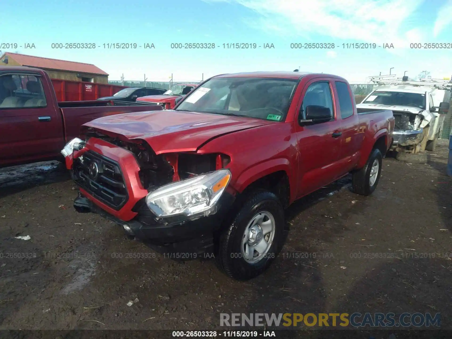 2 Photograph of a damaged car 5TFSX5EN2KX067991 TOYOTA TACOMA 2019