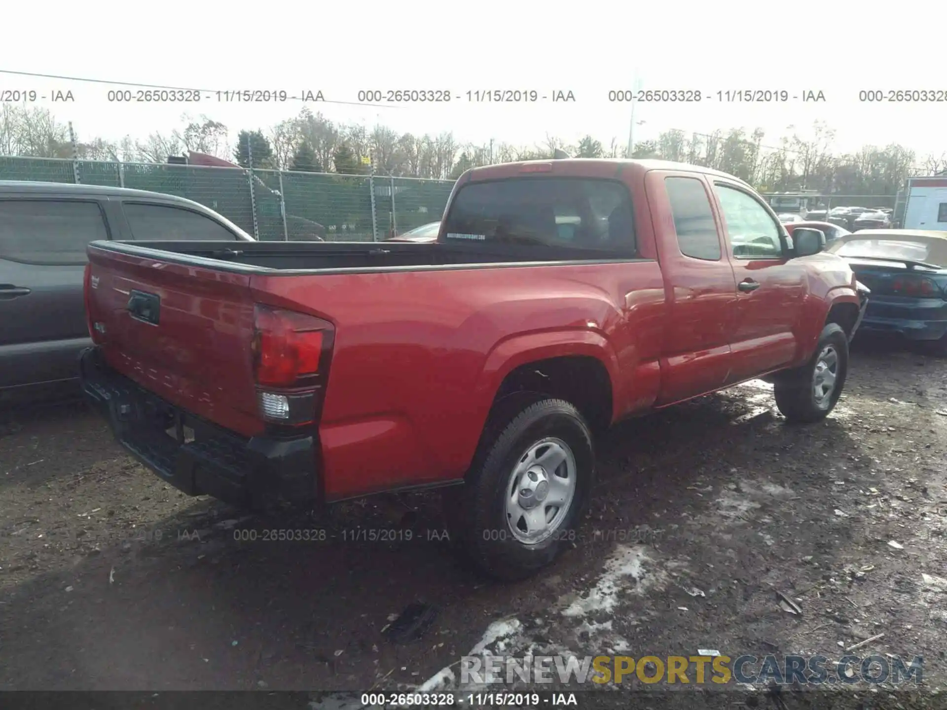 4 Фотография поврежденного автомобиля 5TFSX5EN2KX067991 TOYOTA TACOMA 2019