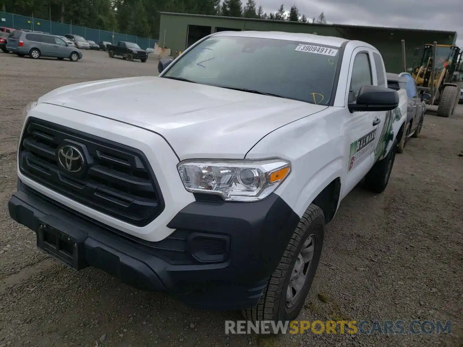 2 Photograph of a damaged car 5TFSX5EN2KX068705 TOYOTA TACOMA 2019