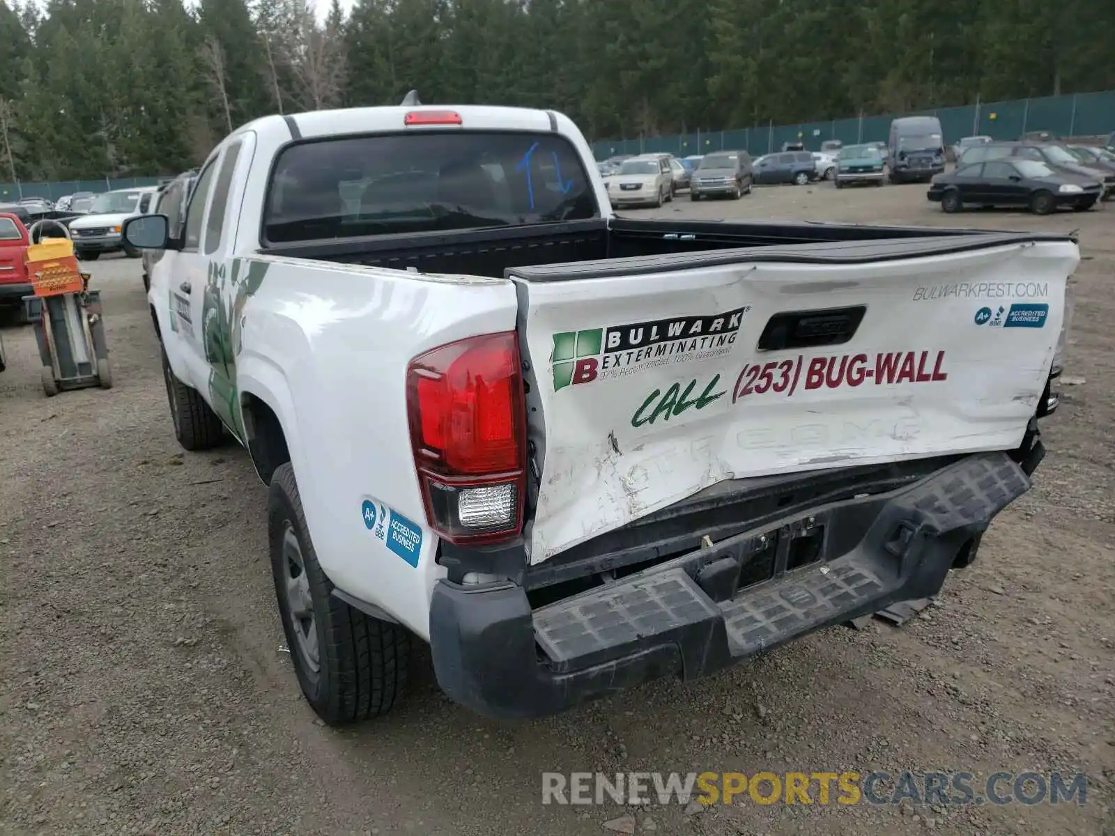 3 Photograph of a damaged car 5TFSX5EN2KX068705 TOYOTA TACOMA 2019