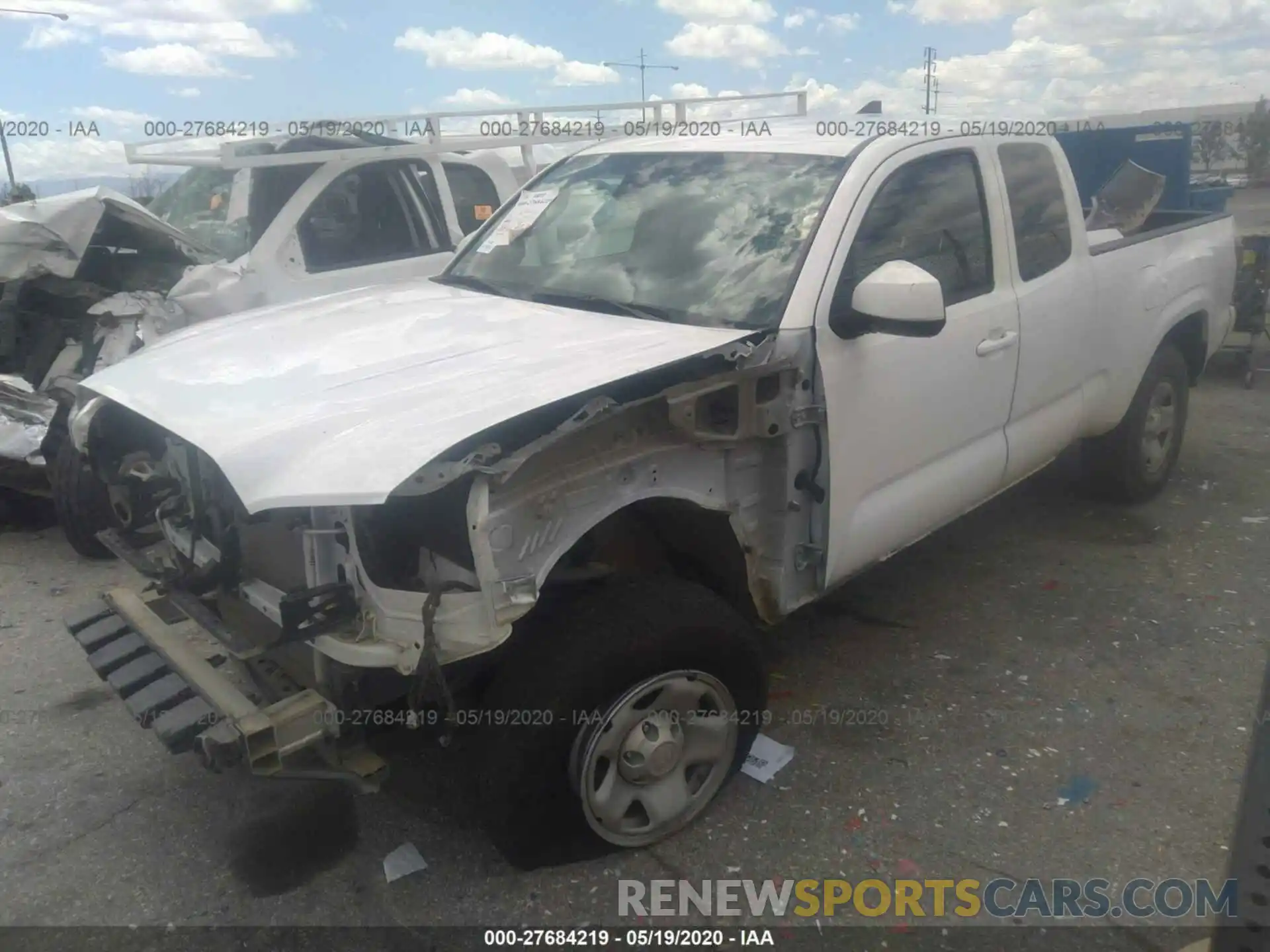 2 Photograph of a damaged car 5TFSX5EN2KX068719 TOYOTA TACOMA 2019