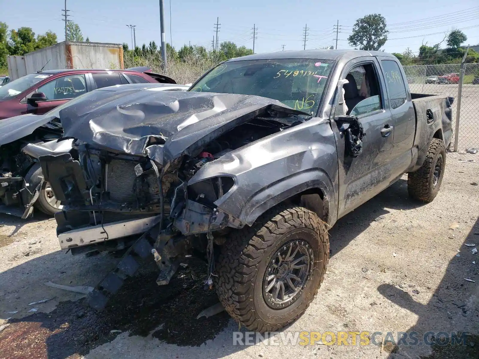 2 Photograph of a damaged car 5TFSX5EN2KX068963 TOYOTA TACOMA 2019