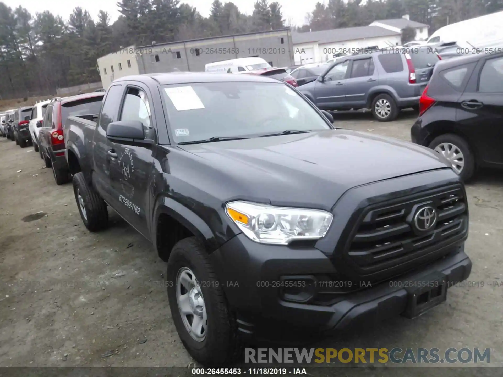 1 Photograph of a damaged car 5TFSX5EN3KX064257 TOYOTA TACOMA 2019