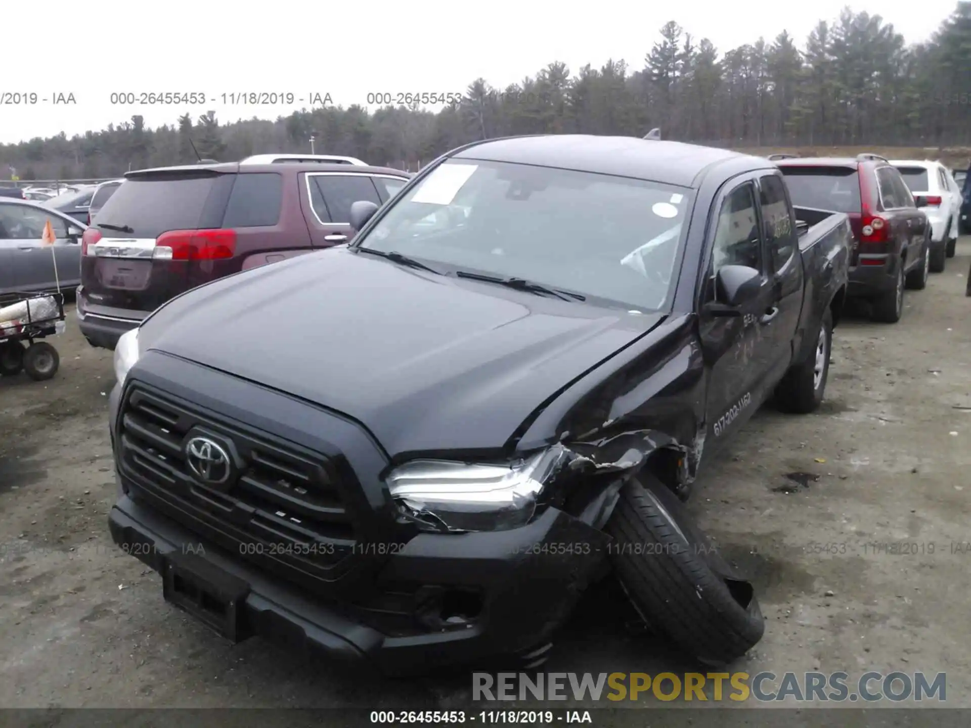 2 Photograph of a damaged car 5TFSX5EN3KX064257 TOYOTA TACOMA 2019