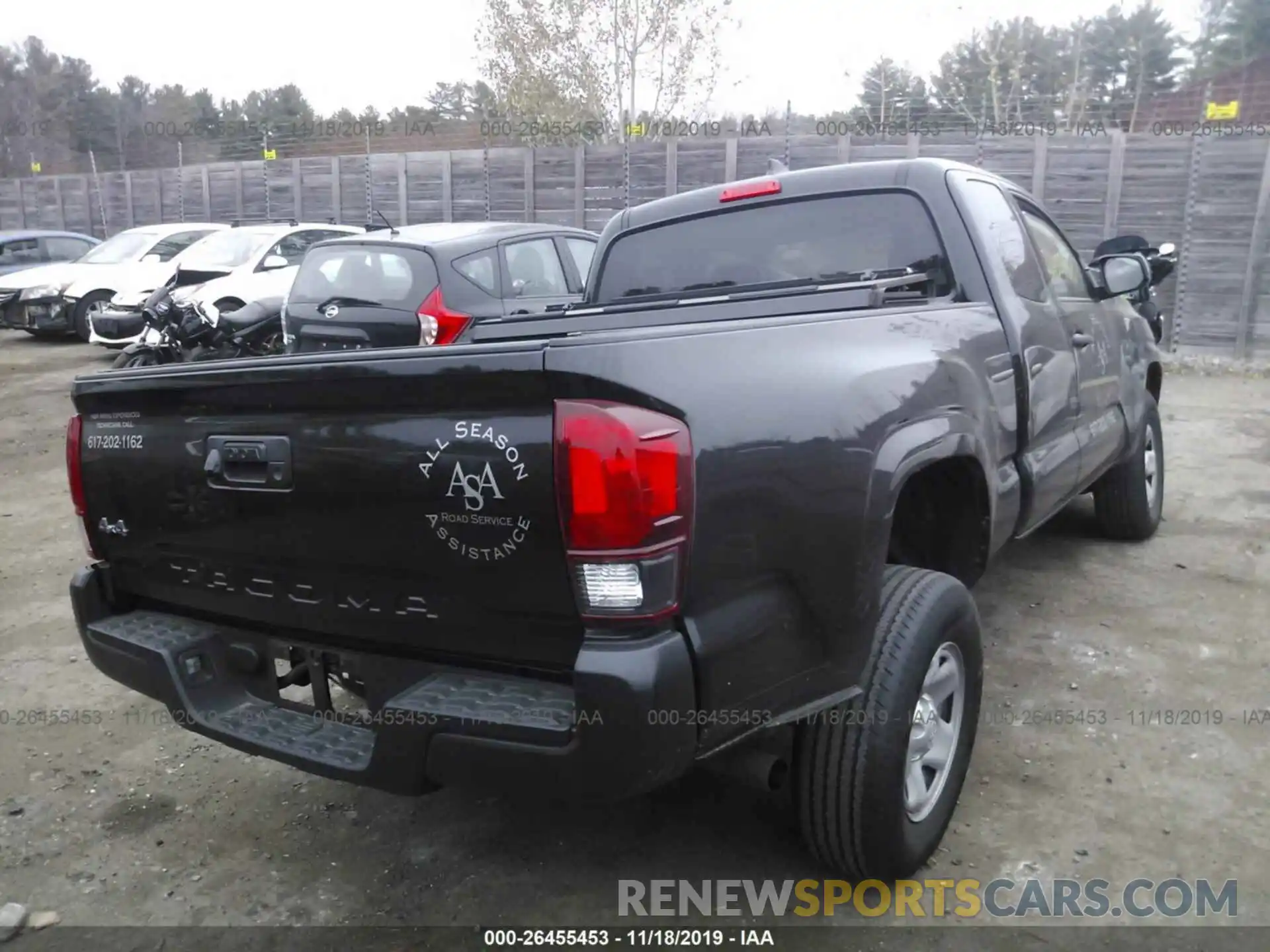 4 Фотография поврежденного автомобиля 5TFSX5EN3KX064257 TOYOTA TACOMA 2019