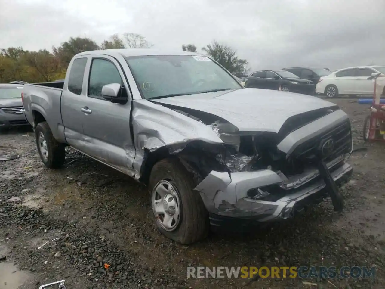 1 Photograph of a damaged car 5TFSX5EN3KX064713 TOYOTA TACOMA 2019