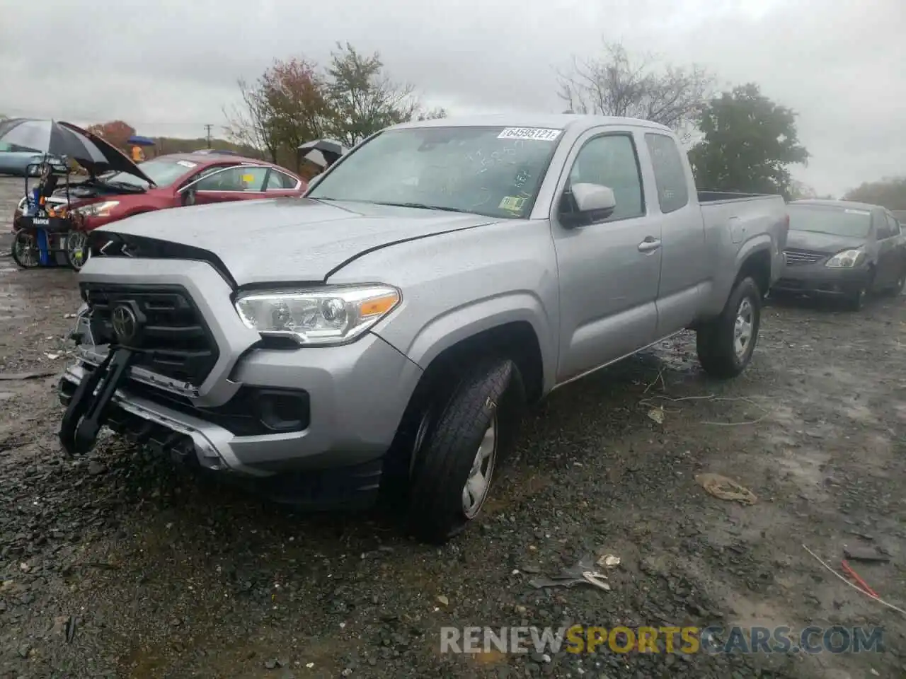 2 Photograph of a damaged car 5TFSX5EN3KX064713 TOYOTA TACOMA 2019