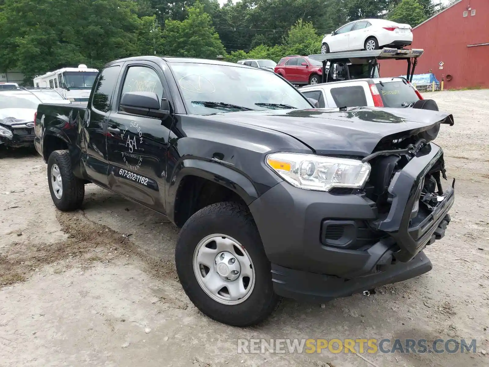 1 Photograph of a damaged car 5TFSX5EN3KX065120 TOYOTA TACOMA 2019