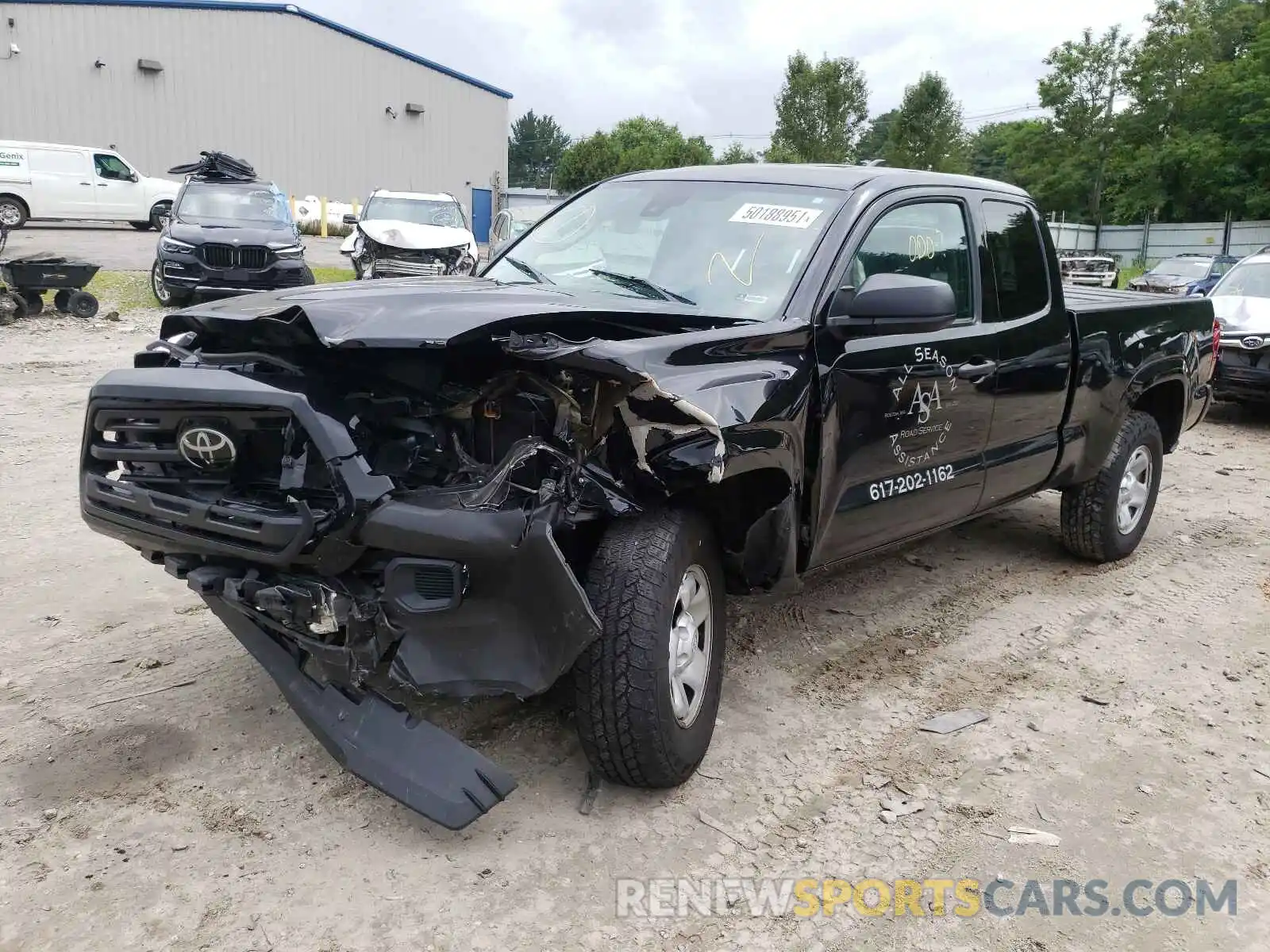 2 Photograph of a damaged car 5TFSX5EN3KX065120 TOYOTA TACOMA 2019