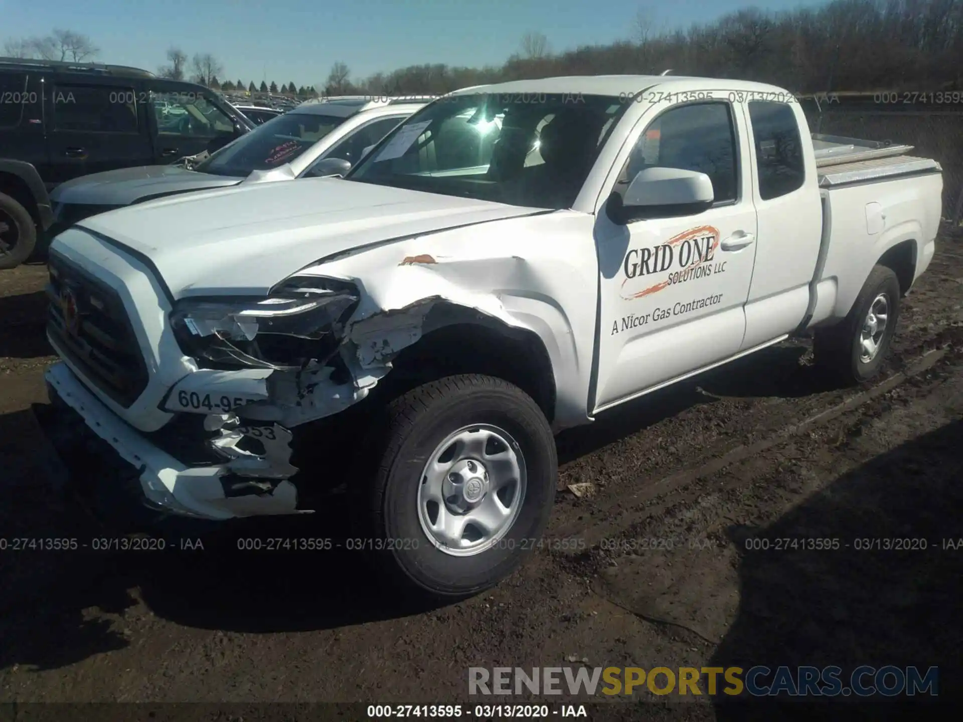 2 Photograph of a damaged car 5TFSX5EN3KX065134 TOYOTA TACOMA 2019