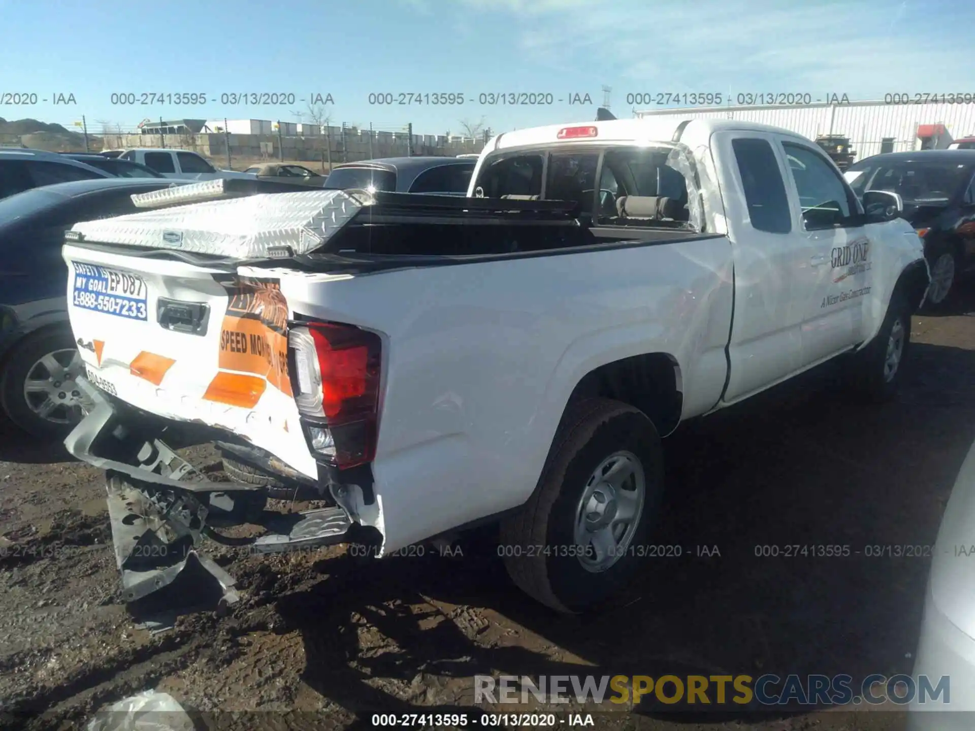 4 Photograph of a damaged car 5TFSX5EN3KX065134 TOYOTA TACOMA 2019