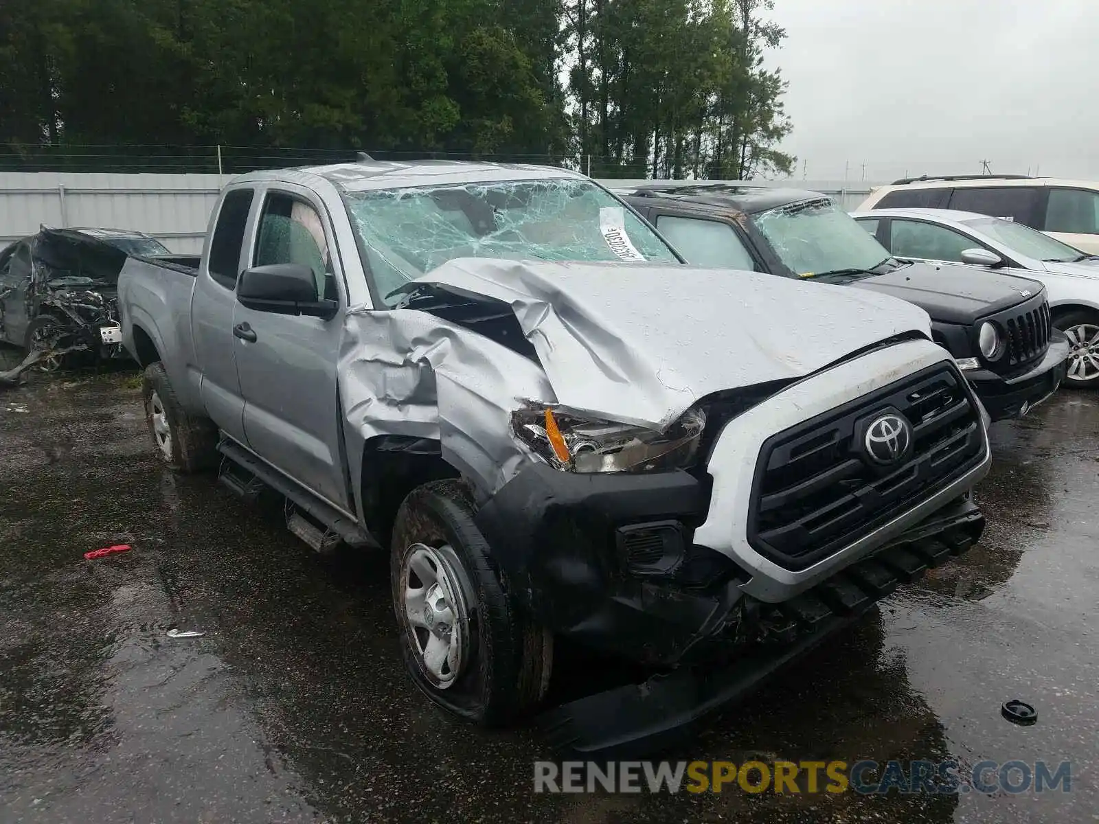 1 Photograph of a damaged car 5TFSX5EN3KX067675 TOYOTA TACOMA 2019