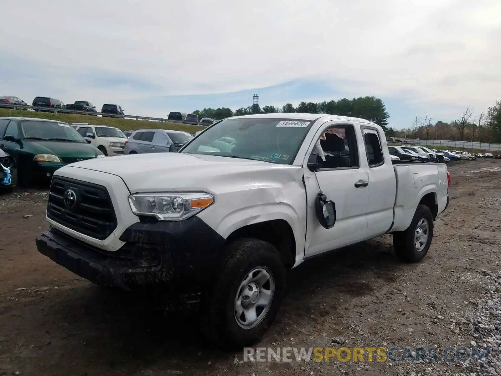 2 Photograph of a damaged car 5TFSX5EN3KX068602 TOYOTA TACOMA 2019