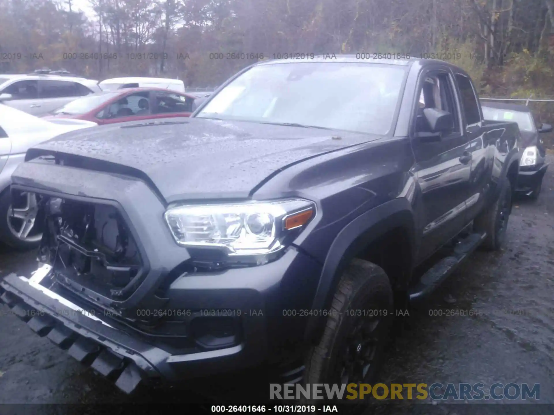 2 Фотография поврежденного автомобиля 5TFSX5EN3KX069118 TOYOTA TACOMA 2019