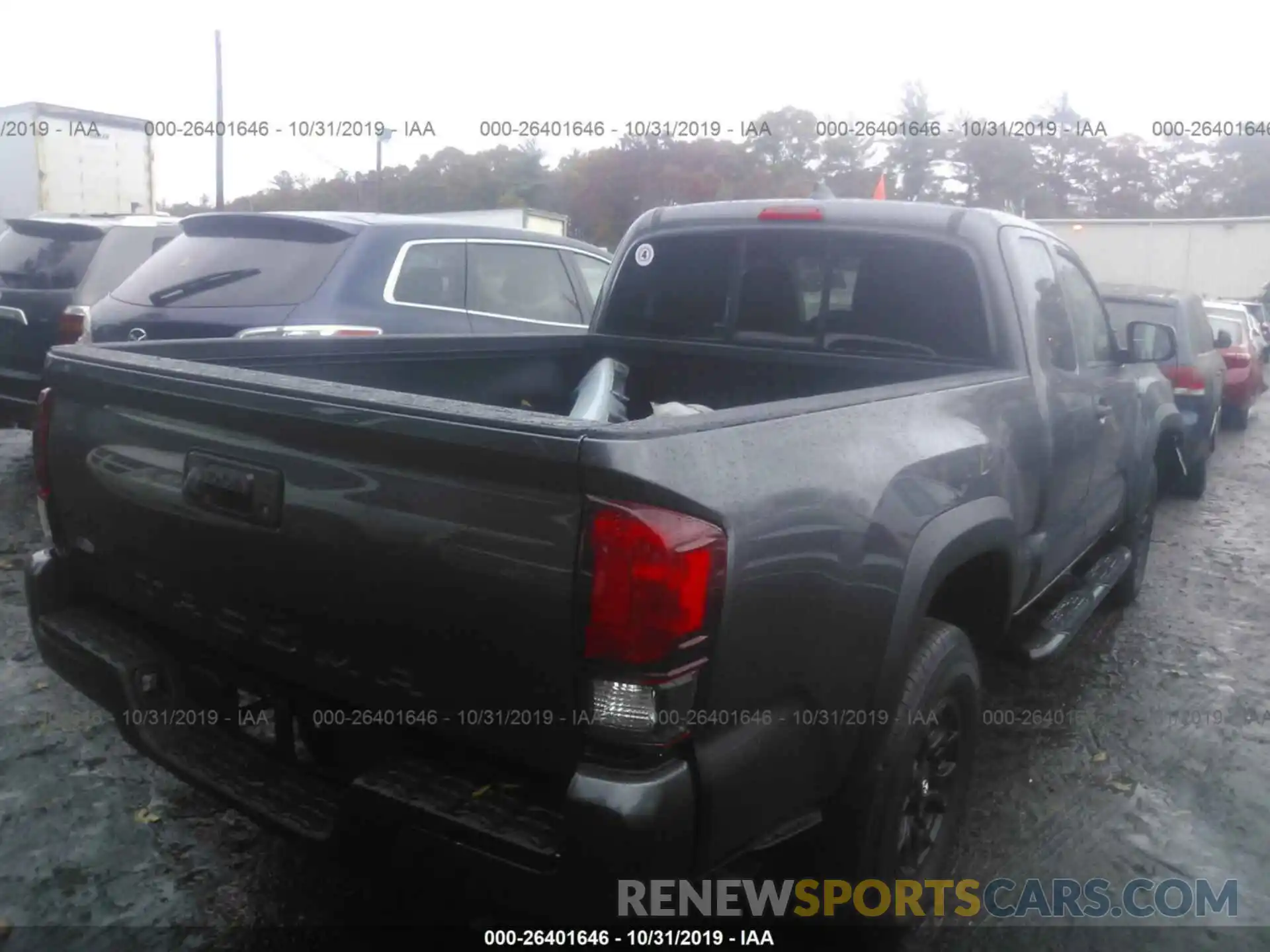 4 Фотография поврежденного автомобиля 5TFSX5EN3KX069118 TOYOTA TACOMA 2019