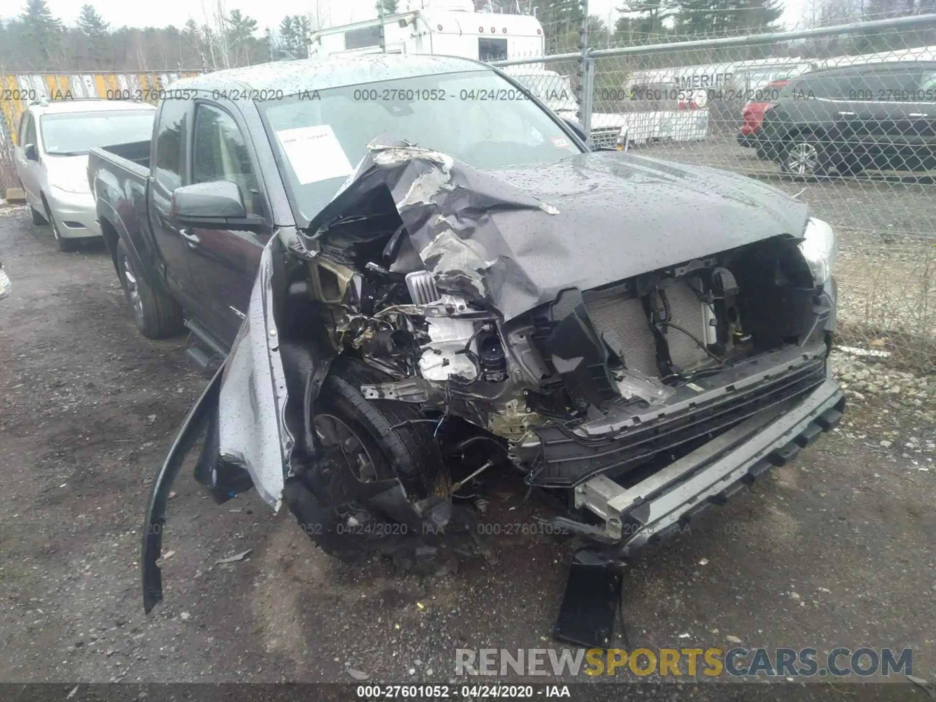 1 Photograph of a damaged car 5TFSX5EN3KX069412 TOYOTA TACOMA 2019