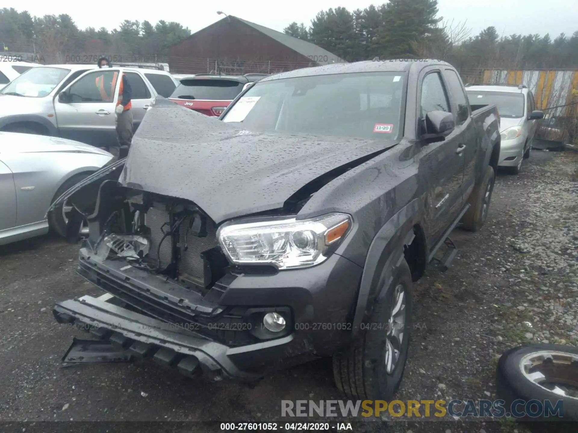 2 Photograph of a damaged car 5TFSX5EN3KX069412 TOYOTA TACOMA 2019