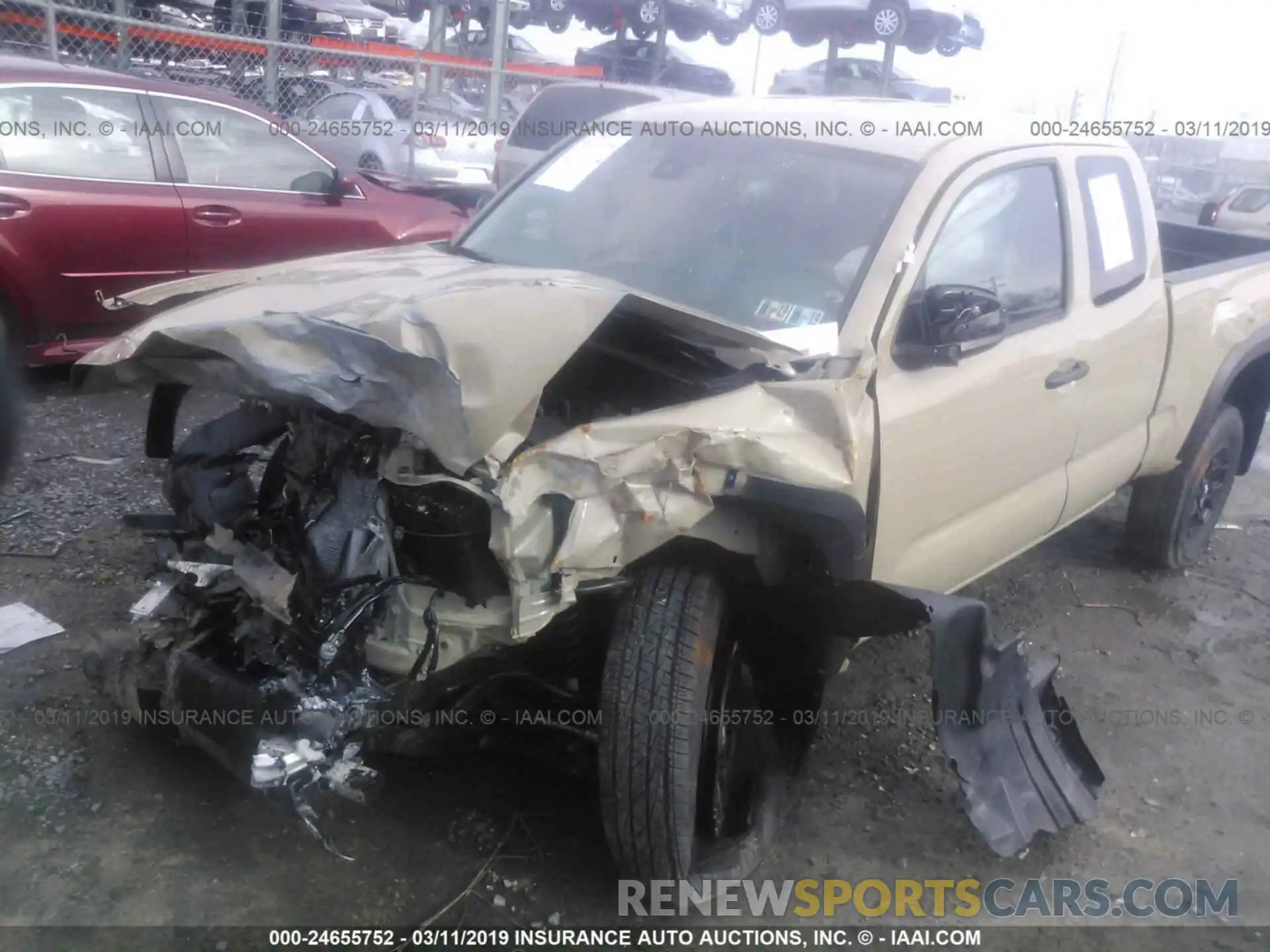 2 Photograph of a damaged car 5TFSX5EN4KX063747 TOYOTA TACOMA 2019