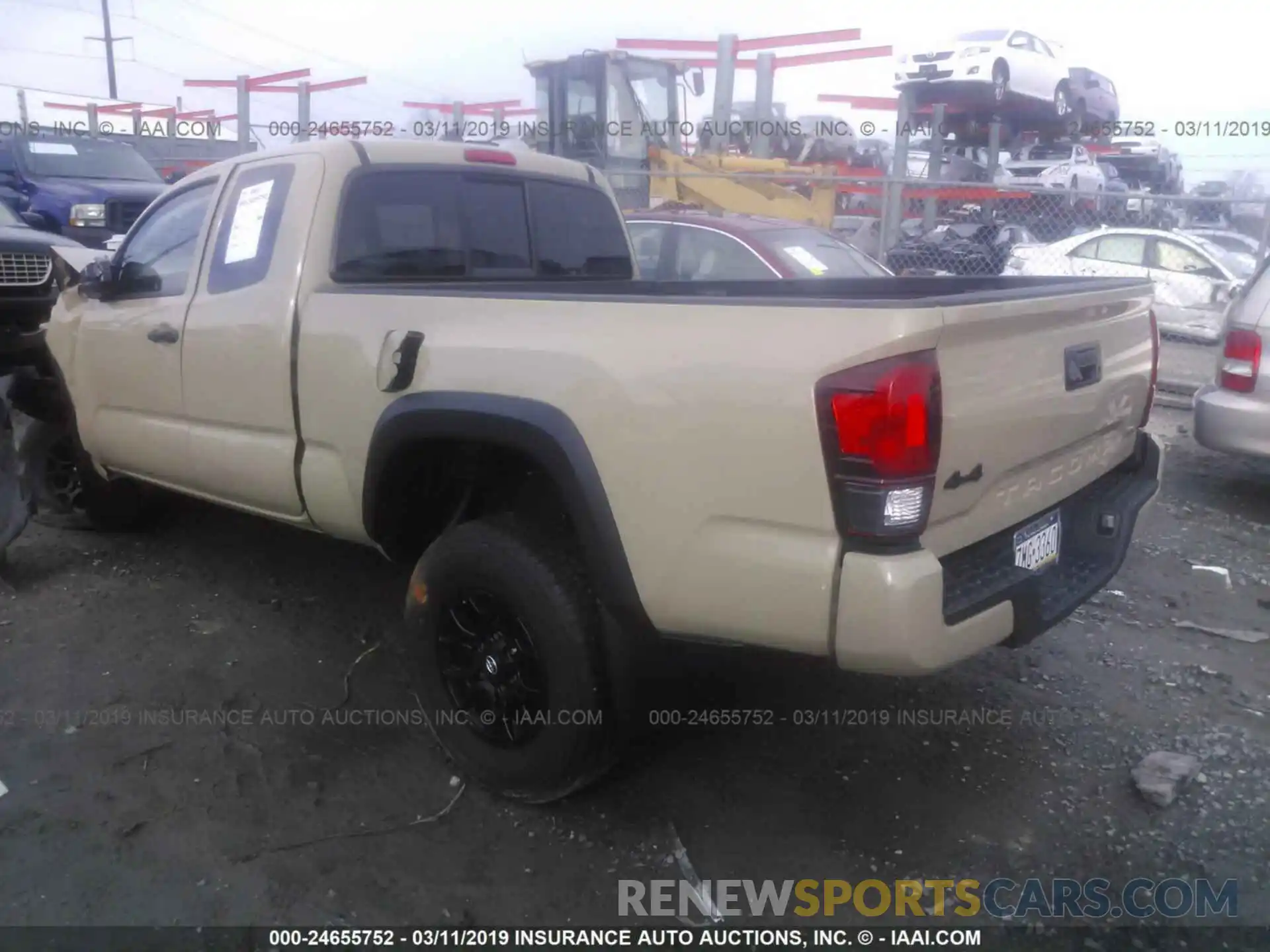 3 Photograph of a damaged car 5TFSX5EN4KX063747 TOYOTA TACOMA 2019