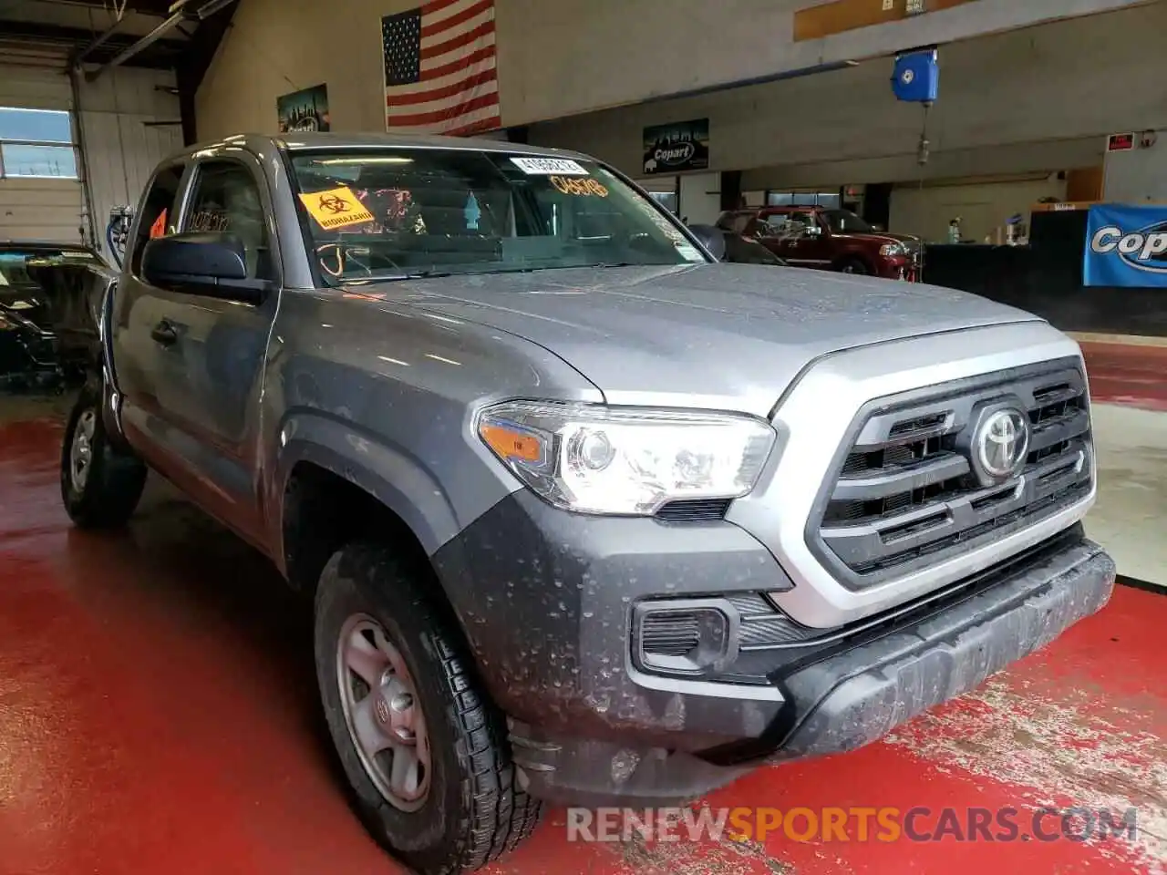 1 Photograph of a damaged car 5TFSX5EN4KX068768 TOYOTA TACOMA 2019