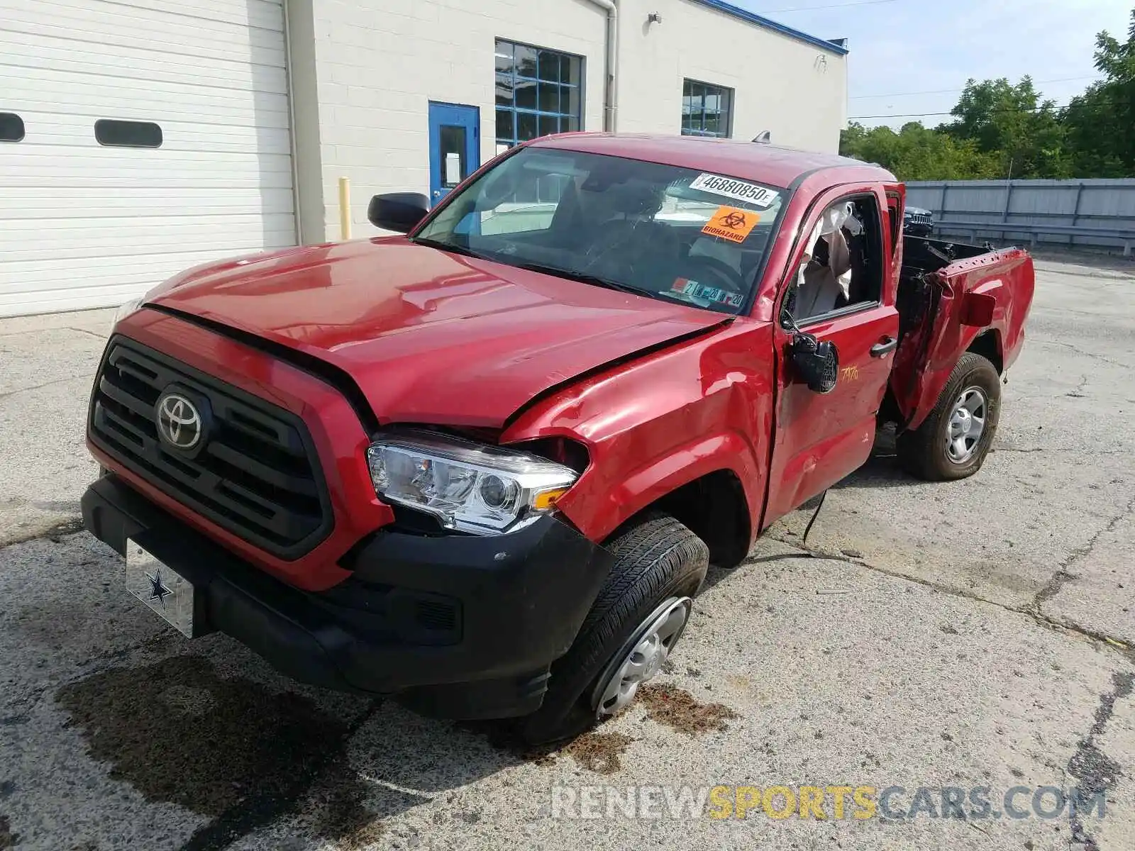 2 Photograph of a damaged car 5TFSX5EN4KX070360 TOYOTA TACOMA 2019