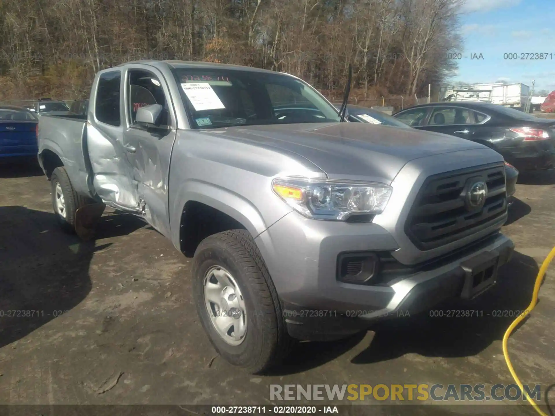 1 Photograph of a damaged car 5TFSX5EN4KX070617 TOYOTA TACOMA 2019