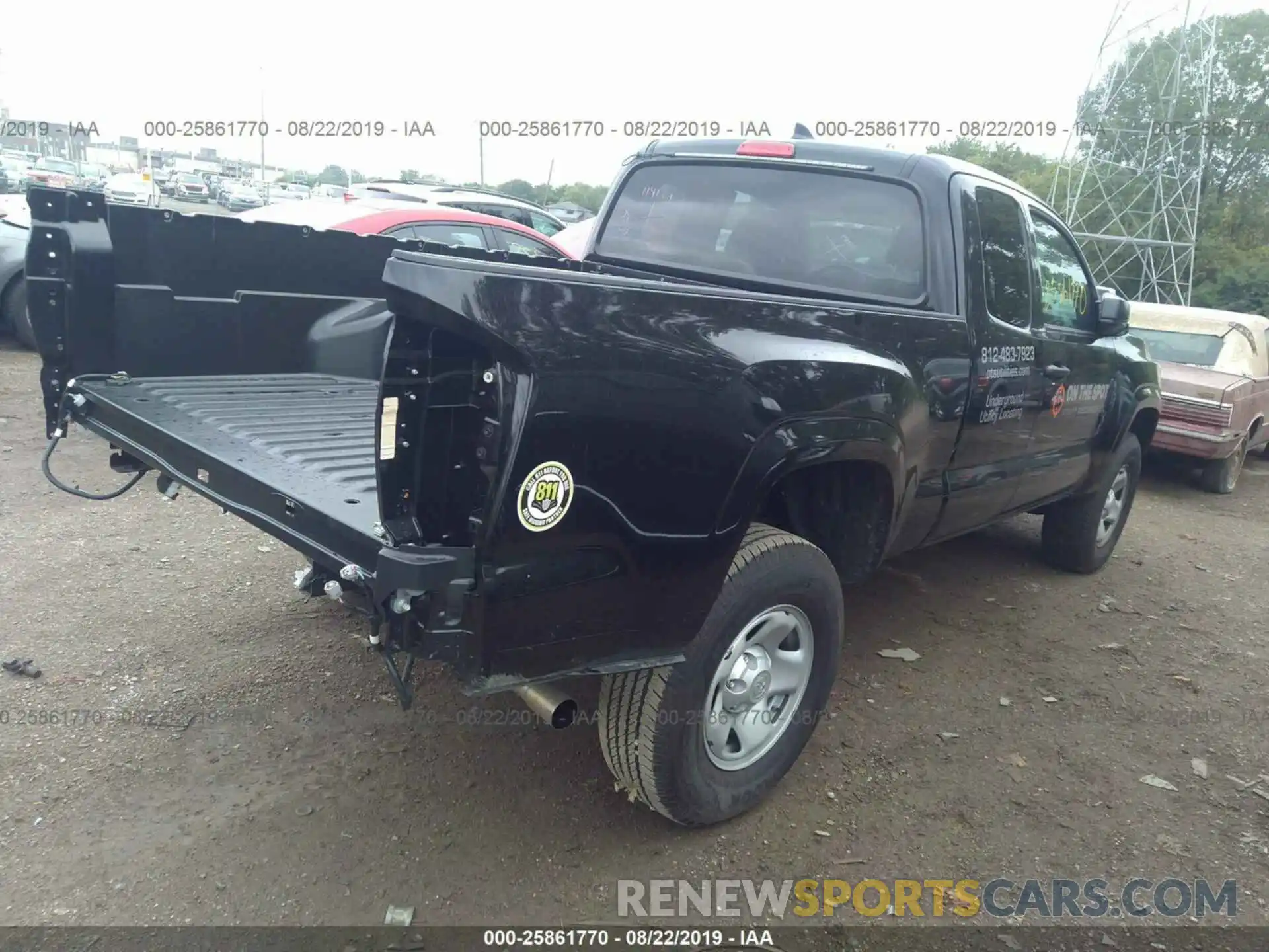 4 Фотография поврежденного автомобиля 5TFSX5EN5KX067418 TOYOTA TACOMA 2019